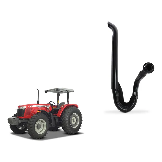 Pente Turbina Mf 4275 4283 Escape Com Ponteira Preta 3 Pol