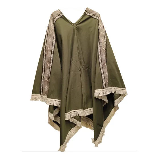 Poncho Algodón Con Guarda Unisex