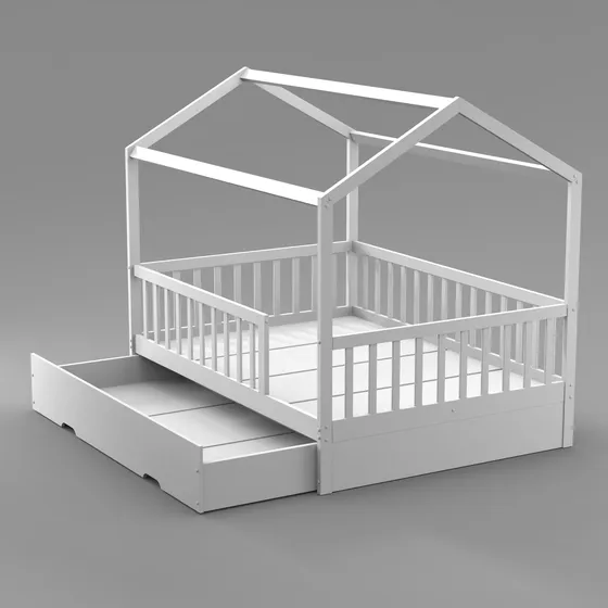 Cama Montessoriana Viúva C/ Auxiliar