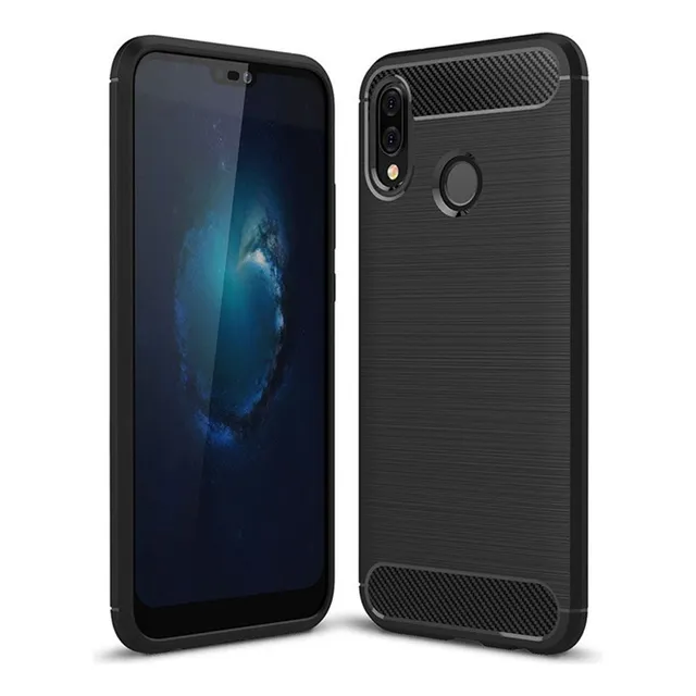 Carcasa Para Huawei Todos Los Modelos Acabado Fibra Carbono