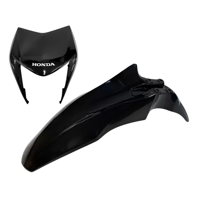 Kit Guardabarro Y Máscara Cubre Óptica Honda Xr150 Paperino