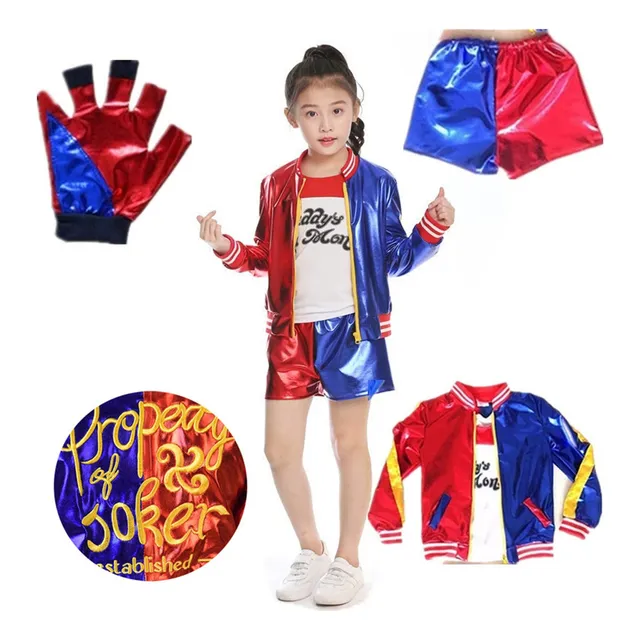 Disfraz De Harley Quinn Para Niñas Ropa De Fiesta