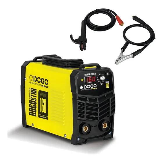 Soldadora Electrica Inverter Mma 160amp Igbt Dogostar Mm Color Amarillo