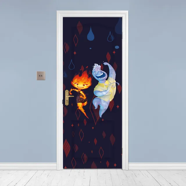 Adesivo Porta Quarto Sala Auto Colante Tema Diversos Disney