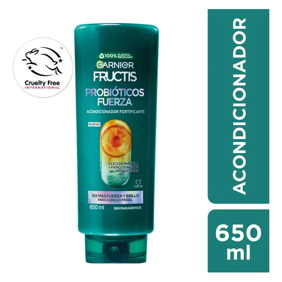 Acondicionador Garnier Fructis Probióticos Fuerza 650 ml