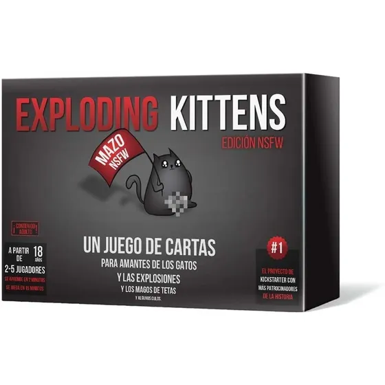 Juego De Mesa Exploding Kittens Nsfw +18 Años Original Nuevo