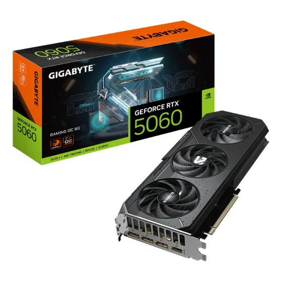 Tarjeta de vídeo Gigabyte Rtx 5060 Gaming Oc 8 GB Gddr7 128 bits