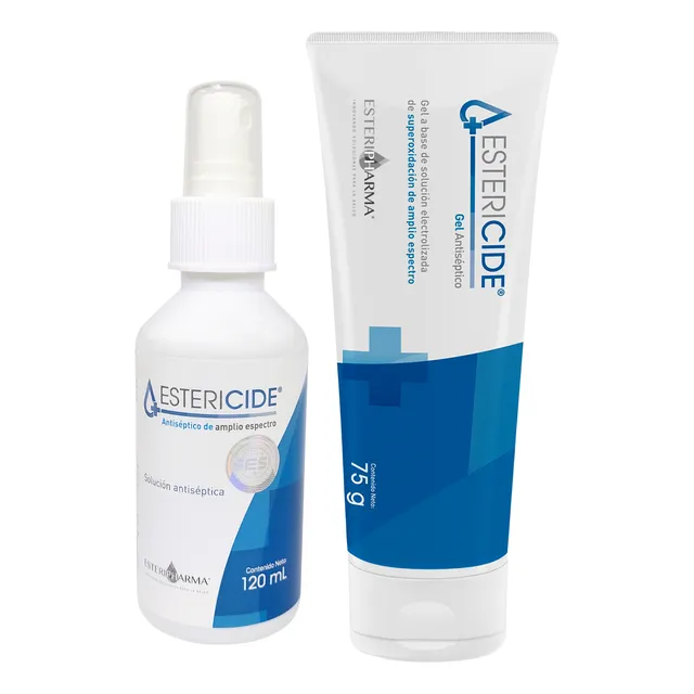 Estericide Kit Pie Diabetico Solución Y Gel Antiseptico