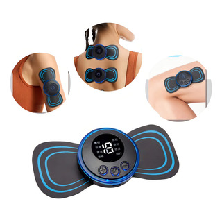 Massageador Muscular Portátil Recarregável Preto 110v/220v Massageador Muscular Portátil Recarregável Preto 110v/220v