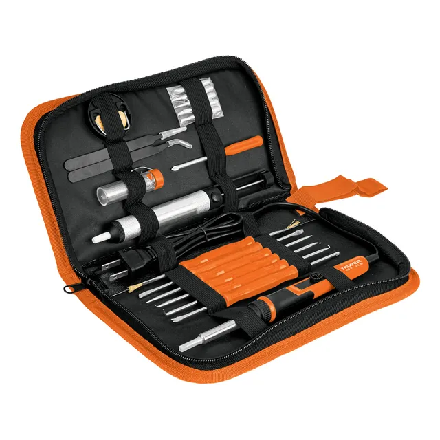 Kit Soldadura Cautín De 25 W, Temp Regulable Truper Cau-25er