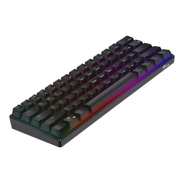 Teclado Gamer Bluetooth Royal Kludge Rk61 Qwerty Royal Kludg