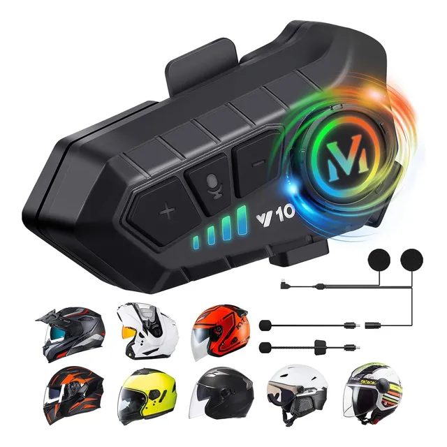 Feya Altavoces De Casco De Moto Alta Batería K355x