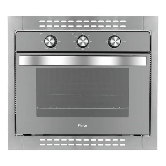 Forno de embutir elétrico Philco 56101041 46L prateado