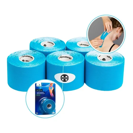 Cinta Tapping Neuromuscular Venda Kinesiologica X 5 Unidades