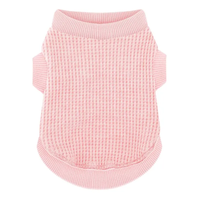 Camiseta Cómoda Diseño Rosa, Fácil De Poner Para Perro Peque