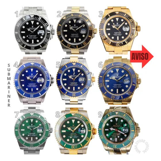 Relógio Rolex Automático Submariner Datejust Daytona Gmt