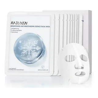 Mascarilla Facial Hidratante Y Iluminadora Con Niacinamida Y Mascarilla Facial Hidratante Y Iluminadora Con Niacinamida Y
