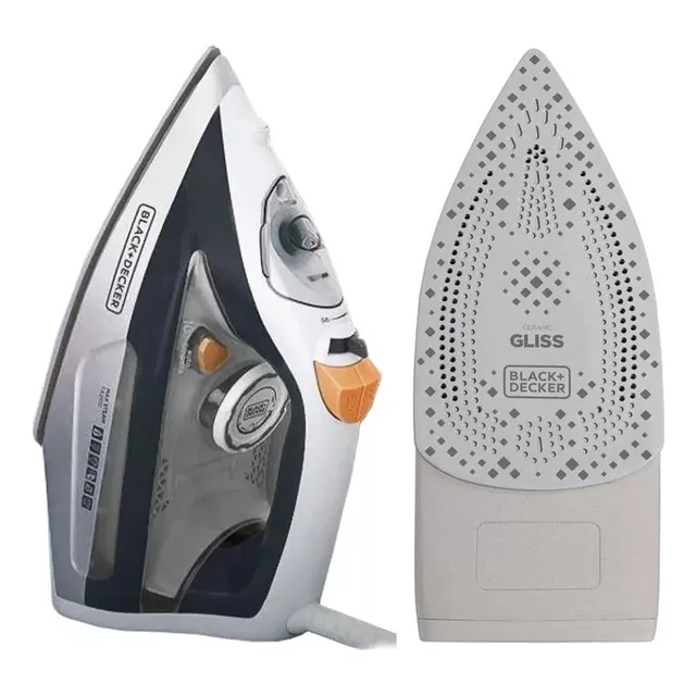 Ferro De Passar Roupa A Vapor 1200w Black Decker Fx3100-127v