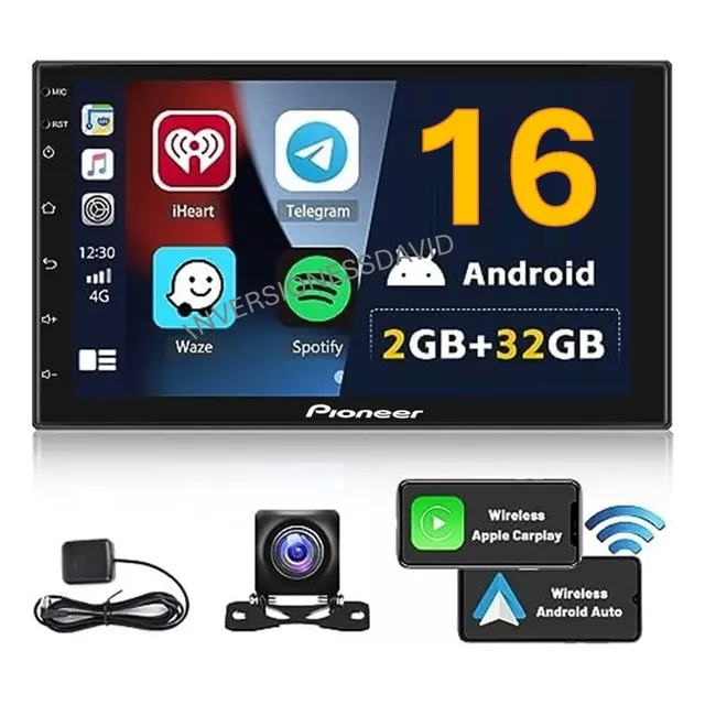 Reproductor Pantalla Android 7 Pulgadas Bluetooth + Gps +usb