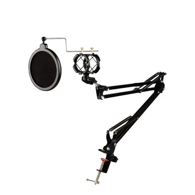 Pedestal Articulado+shock+pop,haste P/microfones,arcano,akg.