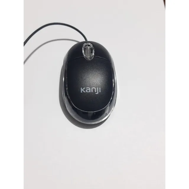 Mouse Optico Usb Pc Notebook Kanji Led Luminoso Cable 1.5m 