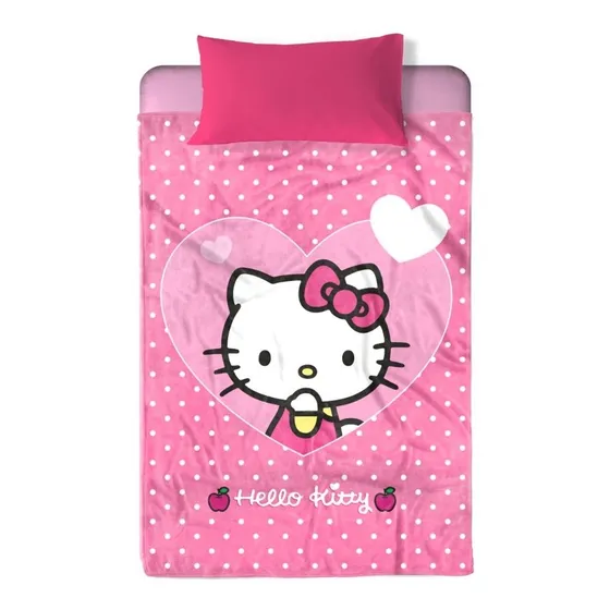 Cobertor Providencia Hello Kitty Individual color Rosa