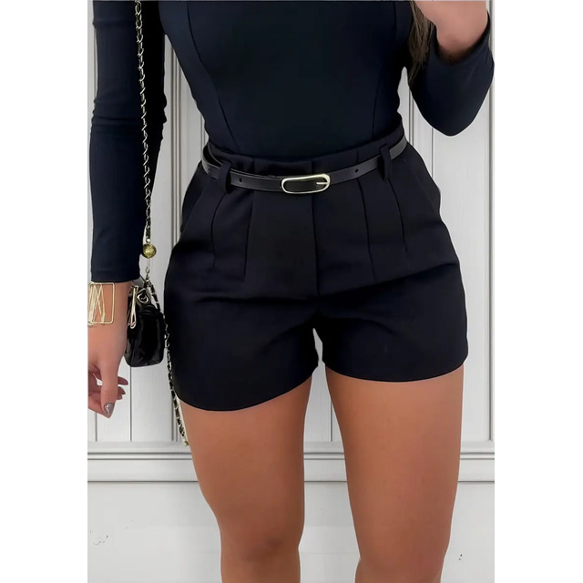 Short Feminino Alfaiataria Moda Verão Blogueira Cinto Chique Short Feminino Alfaiataria Moda Verão Blogueira Cinto Chique