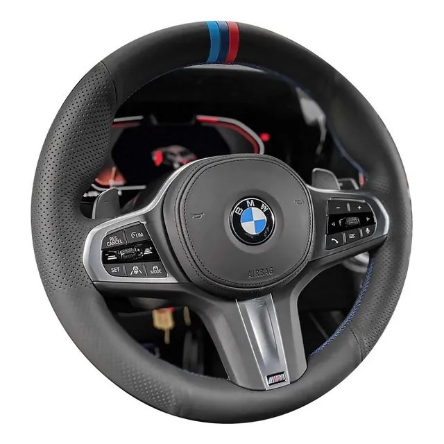 Funda Cubre Volante Bmw M Sport Serie 3 5 6 7 8 X3-7 Z4 Piel