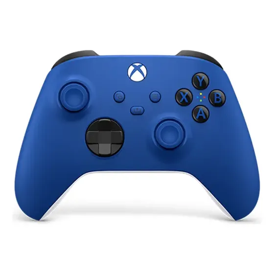 Controle Sem Fio Xbox Series X|S Microsoft Azul Shock com Bluetooth