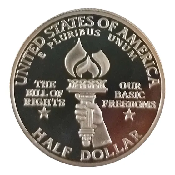 Moeda Half Dollar De 1993 Origem Usa. Km#240 Proof*