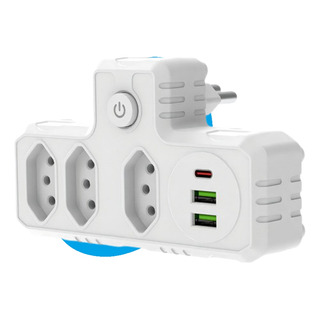 Extensão Adaptador Bivolt Tomadas E Usb Power 110v/220v Extensão Adaptador Bivolt Tomadas E Usb Power 110v/220v