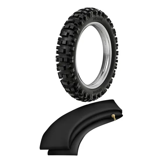 Kit Camara + Pneu Trilha Rapto 125 90/100-14 Rmx35 Rinaldi