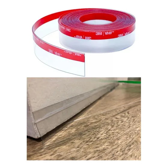 3 Mt Veda Fresta Porta Agua Bicho Pó Transparente 4cm Altura Vedação de Frestas contra chuvas ventos poeira insetos sapos aranhas escorpião baratas