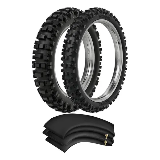 Kit Pneu Honda Crf 1250f 70/100-19 + 90/100-16 Rmx35 Rinaldi