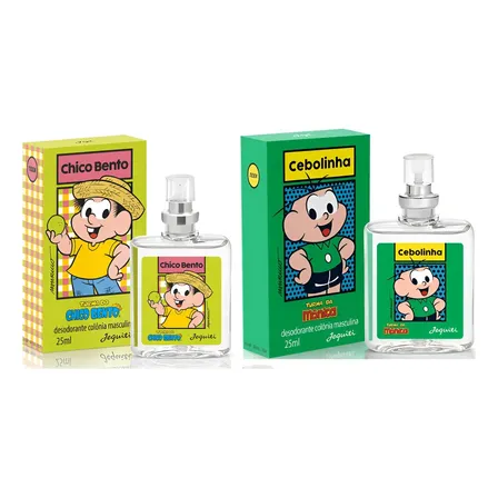 Presente Menino Kit Cebolinha + Chico Bento 2 Colônias 25ml Jequiti