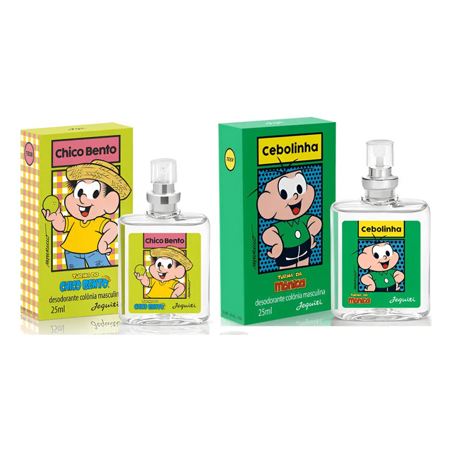 Colônia Chico Bento + Colônia Cebolinha 25ml - Jequiti