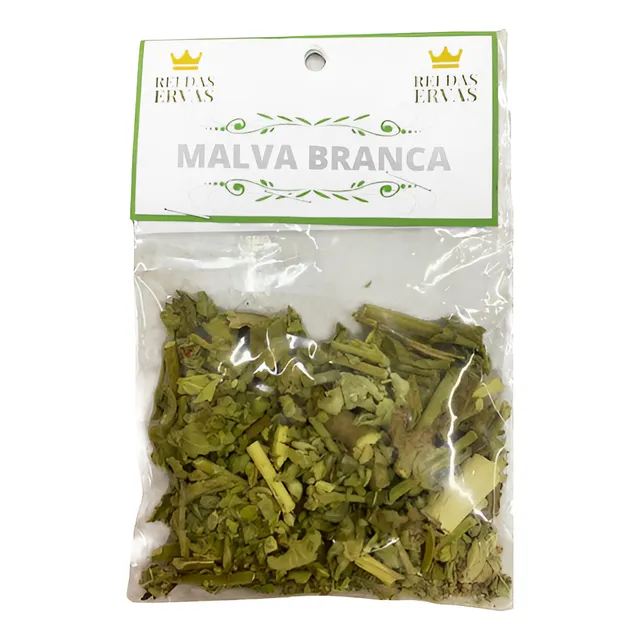 Malva Branca Erva Para Banho Ou Chá