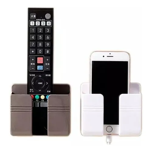 3 Soporte  Carga Celular - Control Remoto Tv Para Pared
