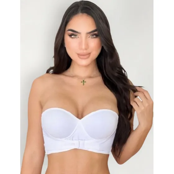 Brasier Strapless Levanta Busto Copas Prehormadas