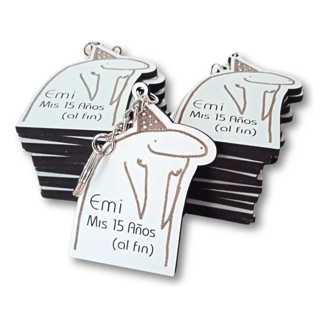 Souvenirs Llaveros Personalizados Bodas Cumpleaños 15 Uds