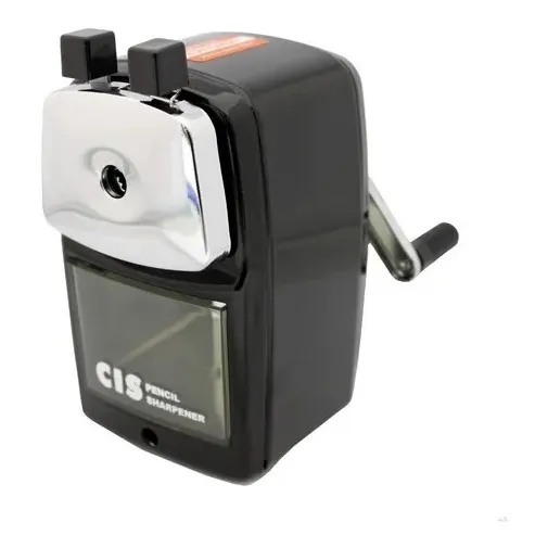 Apontador De Mesa Mecânico Com Manivela Grande Pr-03 Cis