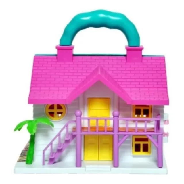 Casa De Jueguete Muñecas Con Accesorios Regalo Niñas