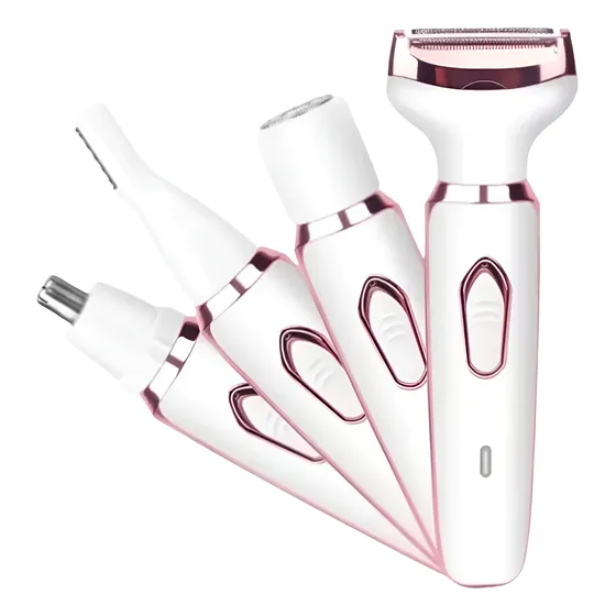 4 Em 1 Mini Barbeador Portatil A Prova D'água Recarregavel