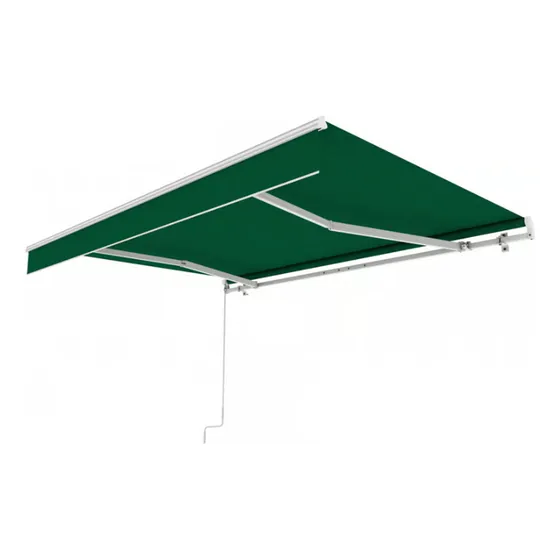 Toldo Extensible 3,9mtx2,5mt, Verde Oscuro, Completo L.insta