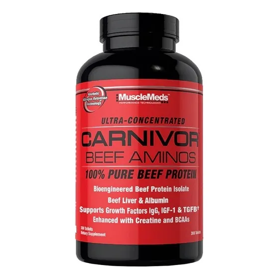 Musclemeds  Carnivor Beef Aminos 300 Tabletas 