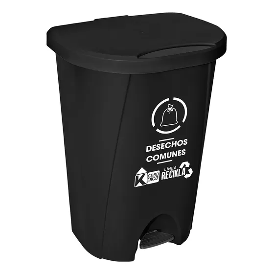Tacho De Basura 50 Litros Tapa Y Pedal