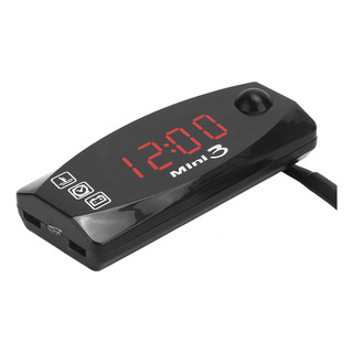 Voltímetro Para Motocicleta, 12 V, Pantalla Digital Led Para Voltímetro Para Motocicleta, 12 V, Pantalla Digital Led Para