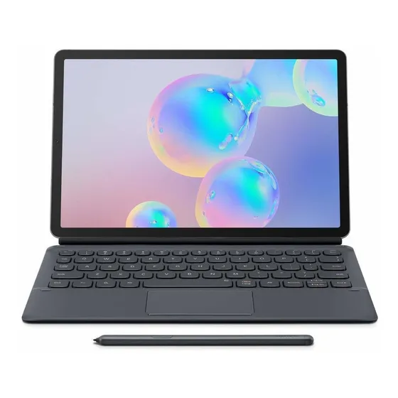 Samsung Tab   Teclado Cubierta Para Libro Gris