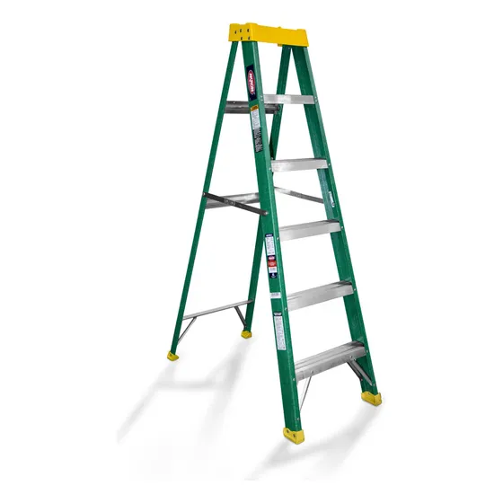 Escalera Fib De Vidrio Tijera Pleg Sencilla 5esc Akron77-89