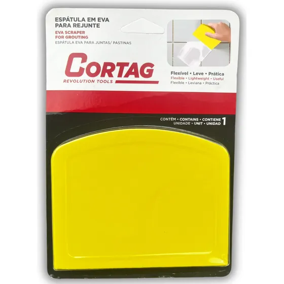 Espatula Para Juntas Flexible Goma Esponja Eva Cortag